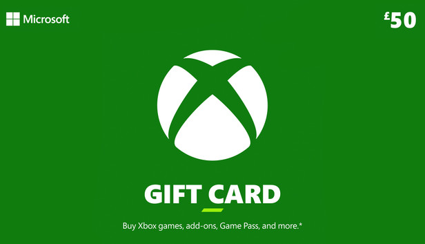 Carte cadeau Xbox Live 50£