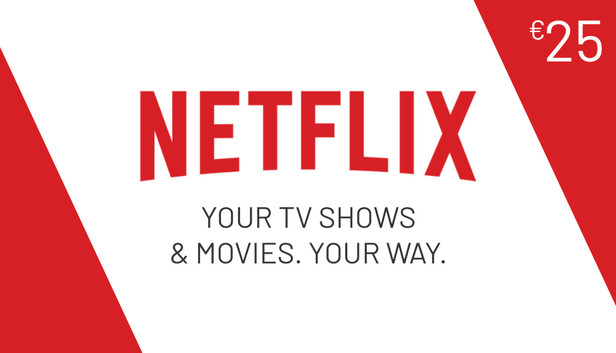 Acheter la carte-cadeau Netflix EUR 25, prépayé - MMOGA