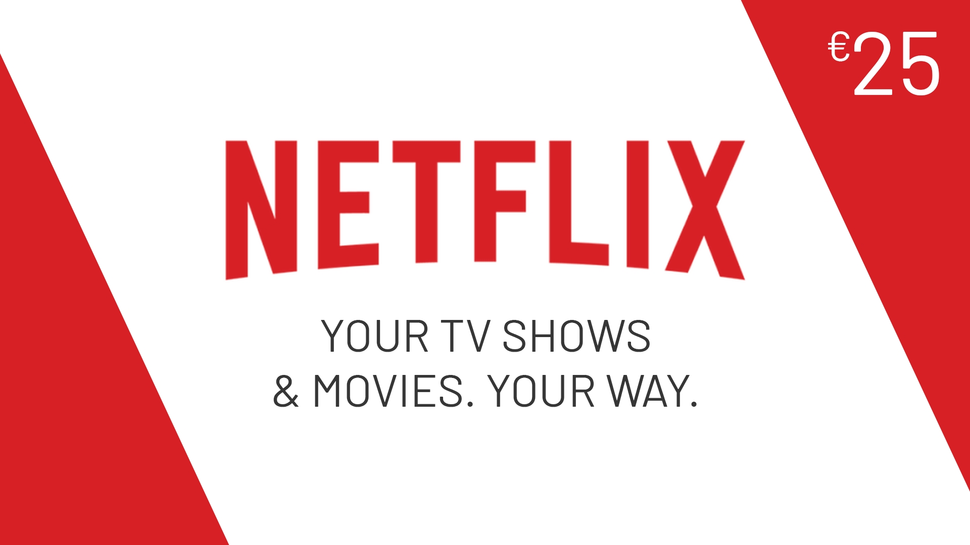 Netflix card discount