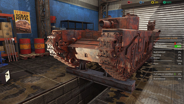 Tank Mechanic Simulator - First Supply DLC screenshot 1