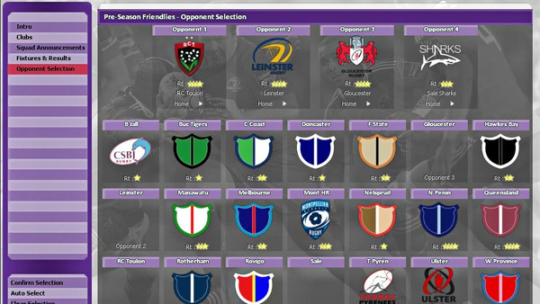 Rugby Union Team Manager 2015 screenshot 1