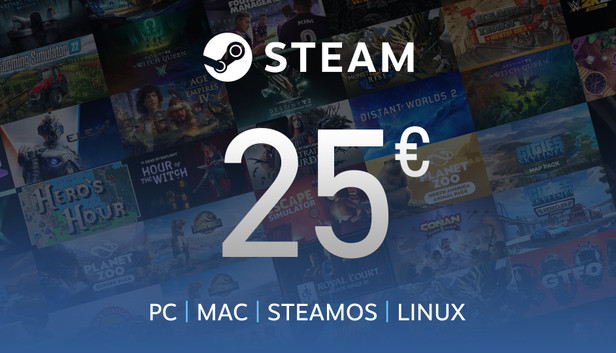 Buy Steam Gift Card 25€ Steam