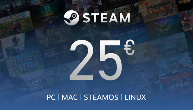 Buy Steam Gift Card 25€ Steam