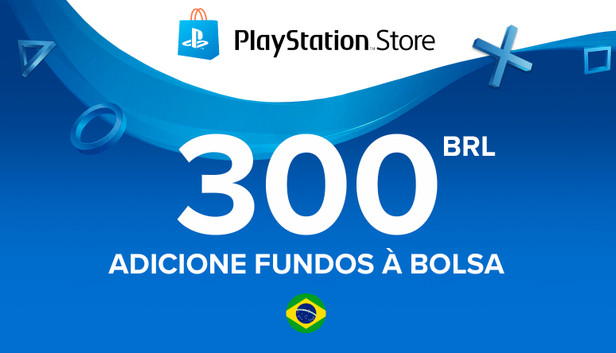 Gift Card PlayStation Store 300 BRL