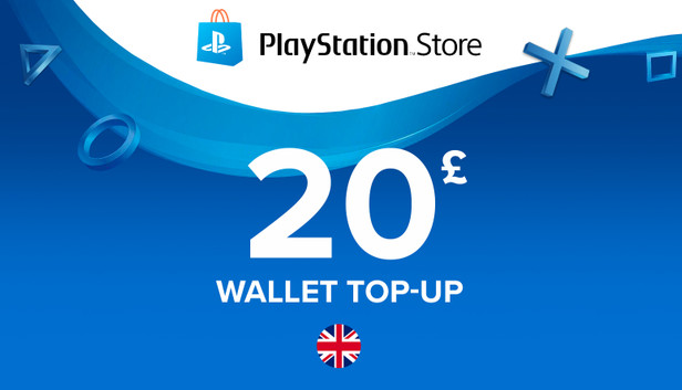 Tarjeta regalo de PlayStation Store 20£