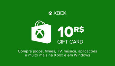 XBOX Live-Geschenkkarte 10 BRL