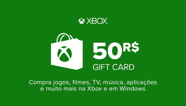 Carte cadeau Xbox Live 50 BRL