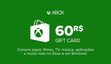 XBOX Live-Geschenkkarte 60 BRL