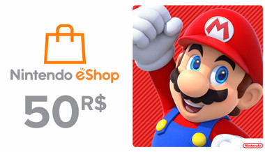 Nintendo eShop Card 50 BRL