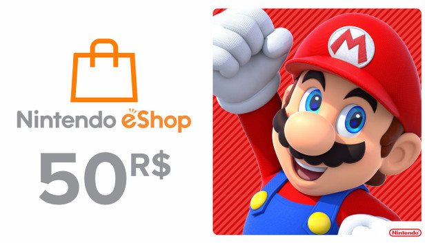 Nintendo eShop Card 50 BRL