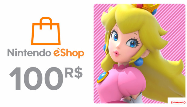 BRL Buy Card Nintendo eShop Eshop 100 Nintendo