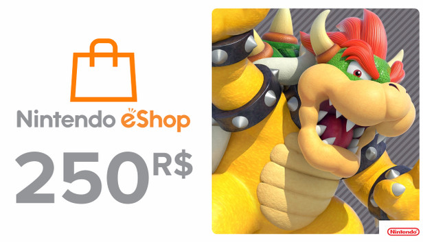 Carte Nintendo eShop 250 BRL