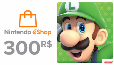 Nintendo eShop Card 300 BRL
