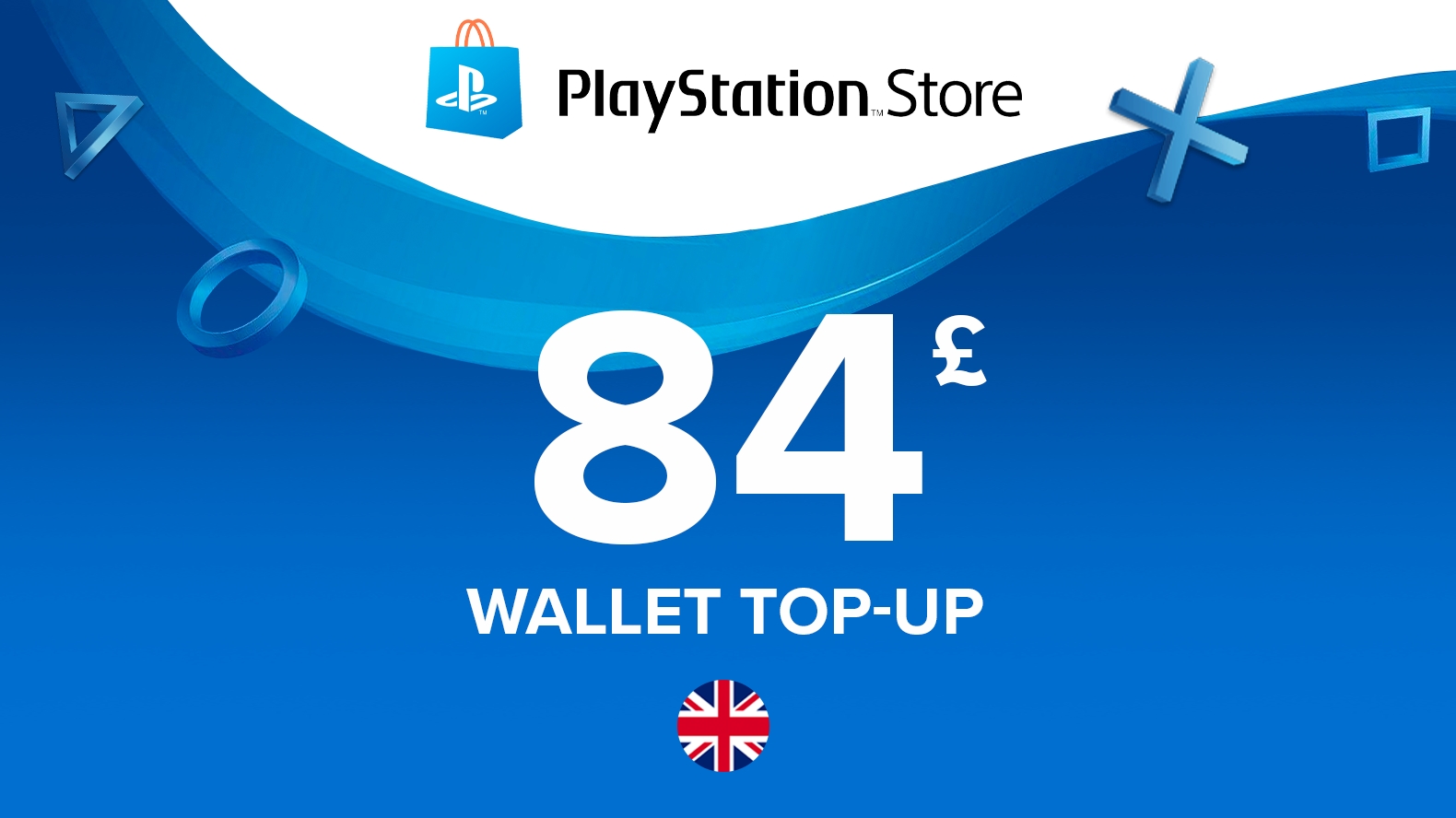 Buy PlayStation Store gift card 84£ - Main Image