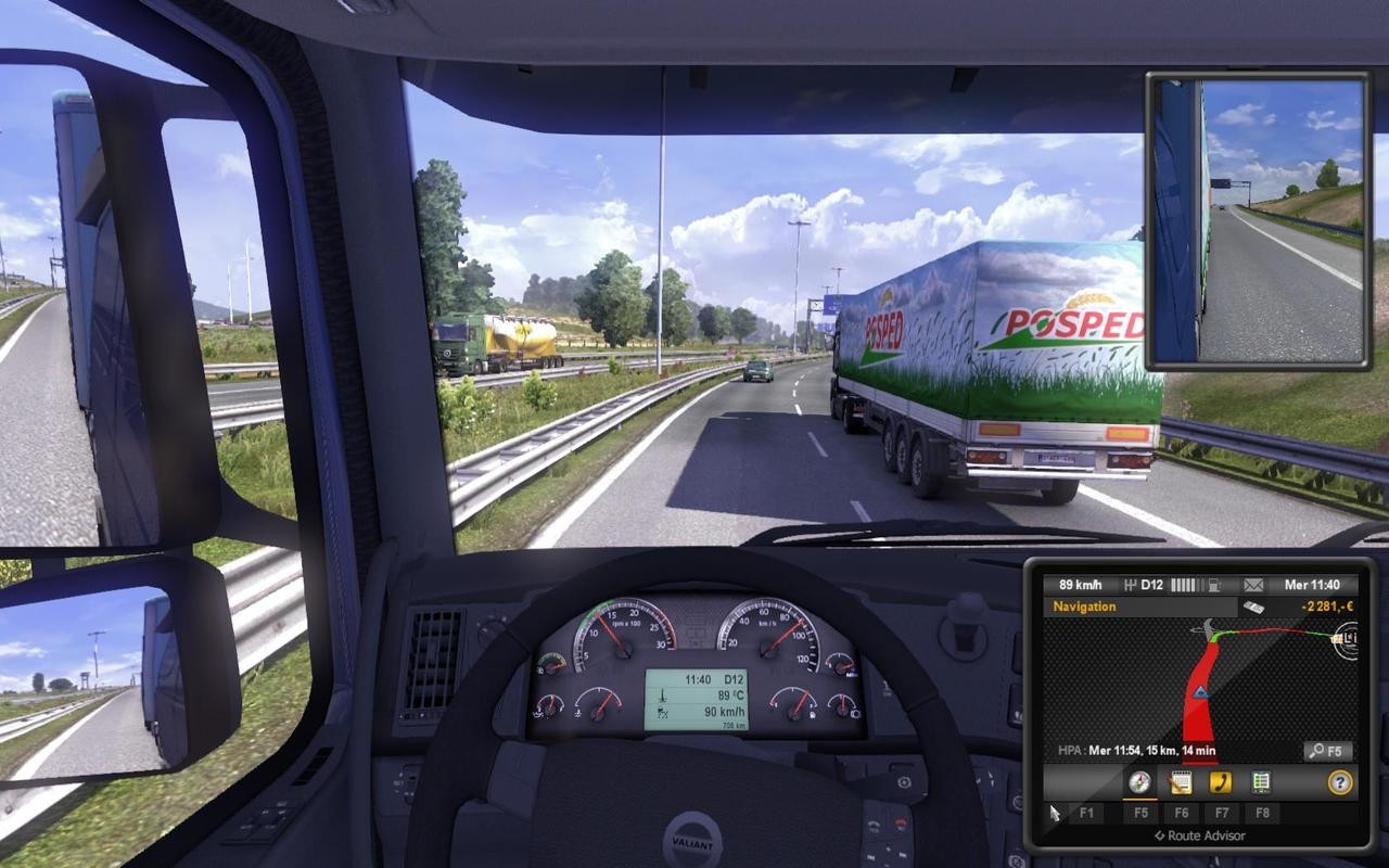 Euro Truck Simulator 2 - 1st Drive (LOL) Steam Deck Gameplay #1