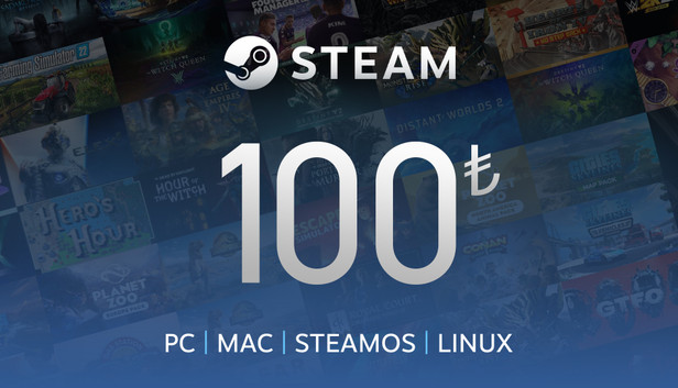 Steam Gift Card 100 TRY