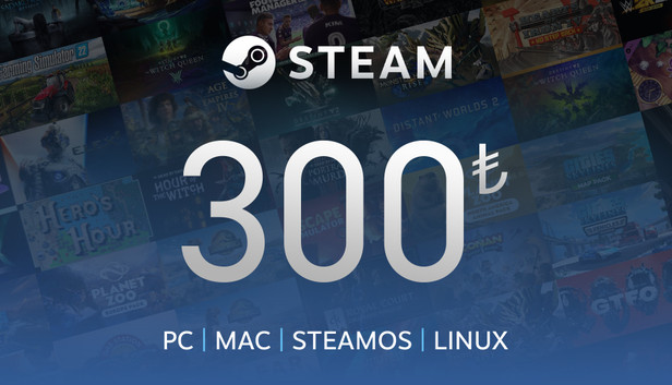 Steam Gift Card 300 TRY