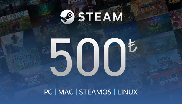 Steam Gift Card 500 TRY