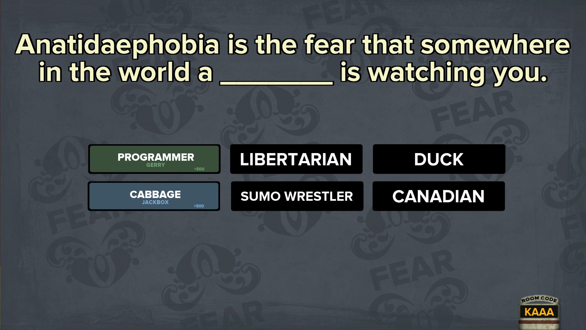 Fibbage XL screenshot 4