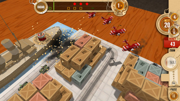 War in a Box Paper Tanks screenshot 1