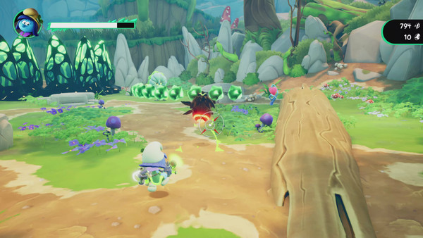 Smølferne 2: Fanget af Den grønne sten screenshot 1