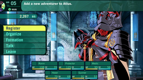 Etrian Odyssey II HD screenshot 1