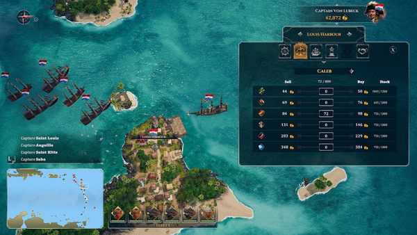 Corsairs - Battle of the Caribbean screenshot 1