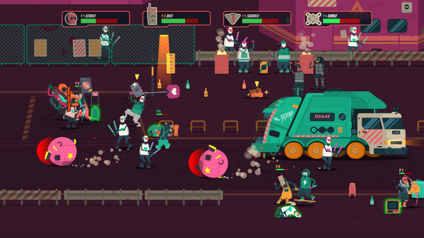 PixelJunk Scrappers Deluxe screenshot 1