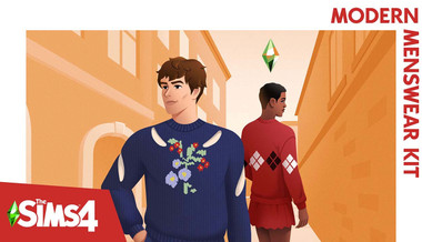 Los Sims 4 Moda Masculina Moderna - Kit