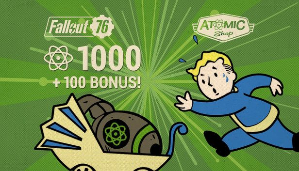 Fallout 76: 1.000 (+100 als Bonus) Atome