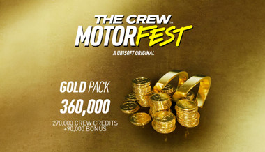 Pacote Ouro do The Crew Motorfest (360 000 Créditos Crew)