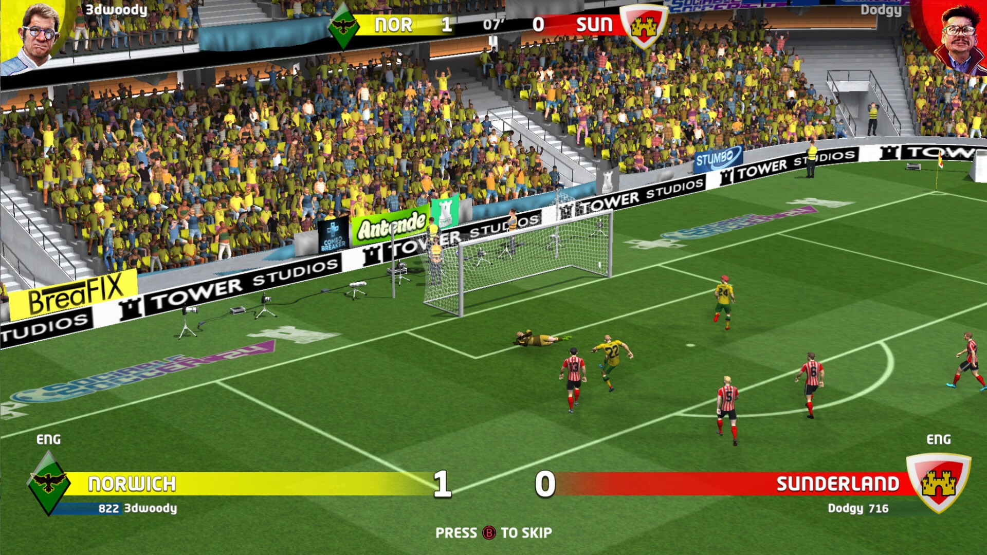 Sociable Soccer 24 é novo jogo de futebol com mais de 13 mil