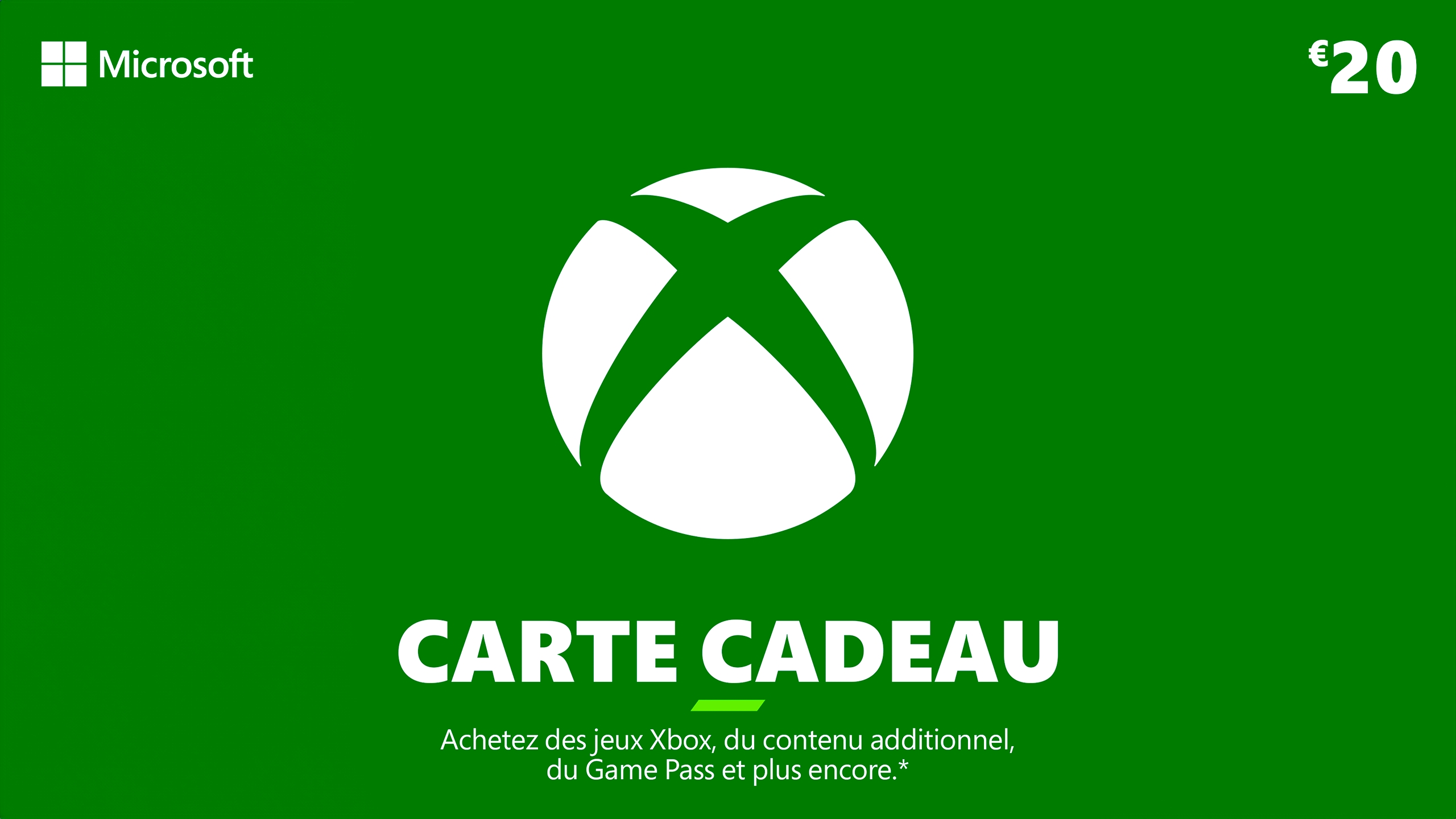 Xbox - Carte cadeau 15 euros - Abonnement internet pour console - Rue du  Commerce