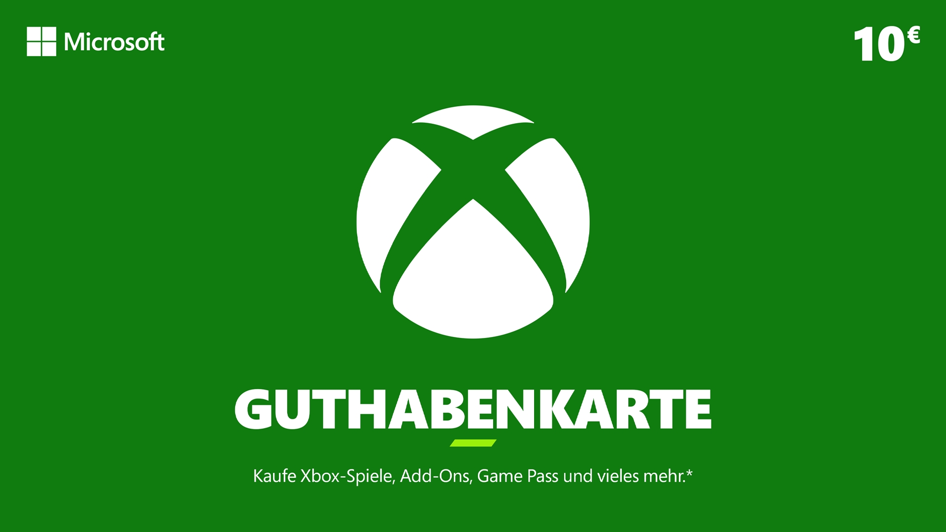 Buy Xbox Gift Card 10€ Microsoft Store
