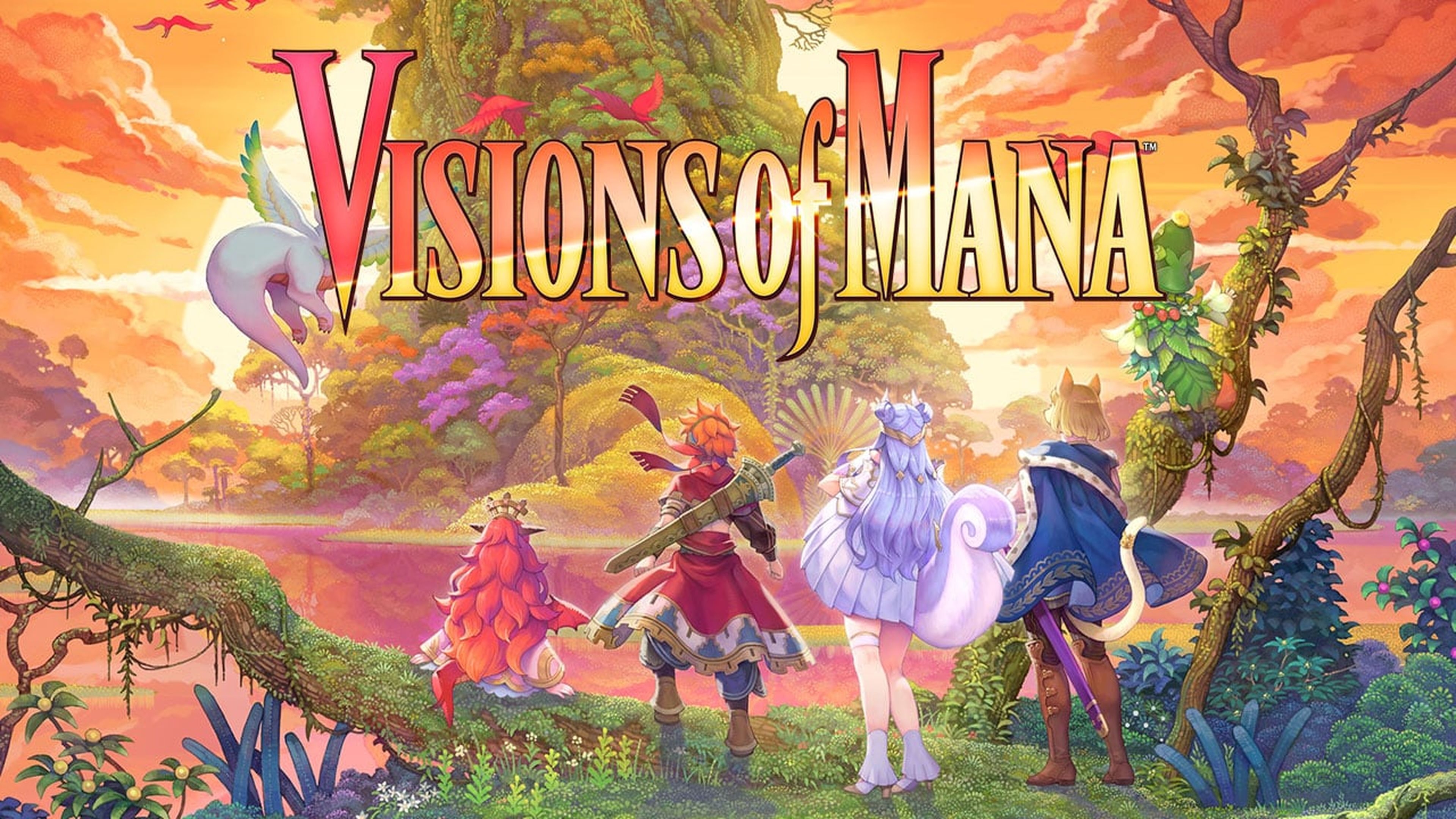 Visions of Mana gameplay scene.