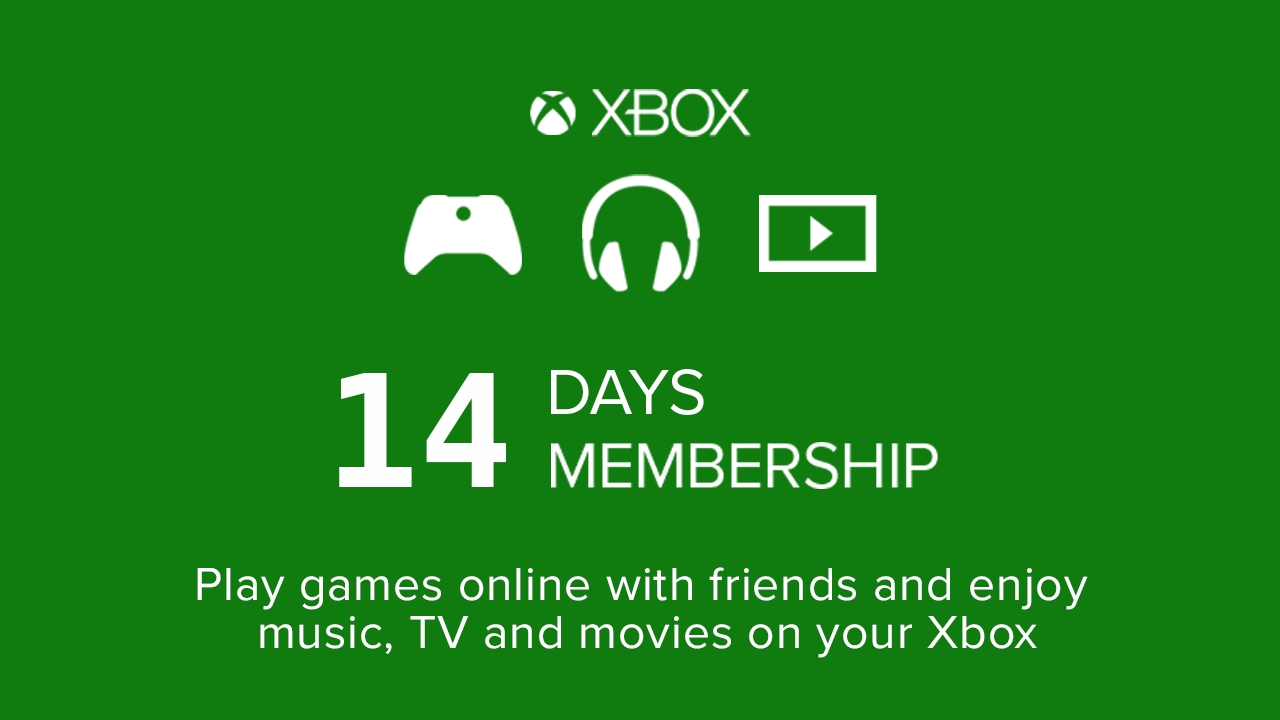 Xbox live 14 store days