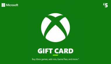 Carta Regalo XBOX Live 5£