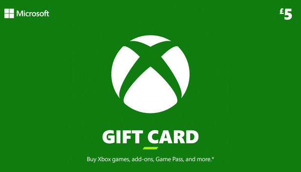 Tarjeta regalo Xbox Live 5£