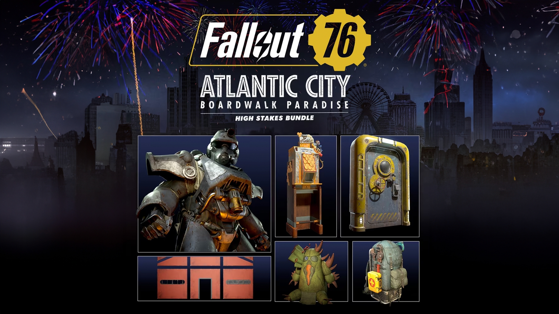 Fallout Koops Koop Fallout 76: Atlantic City High Stakes-bundel - PC (Steam)