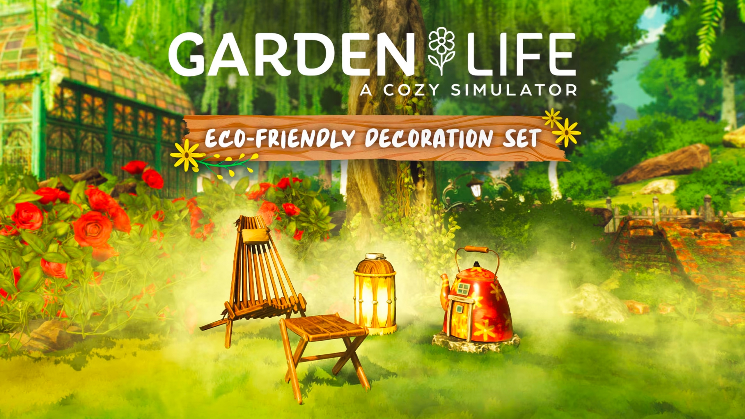 Купить Garden Life - Eco-friendly Decoration Set Steam