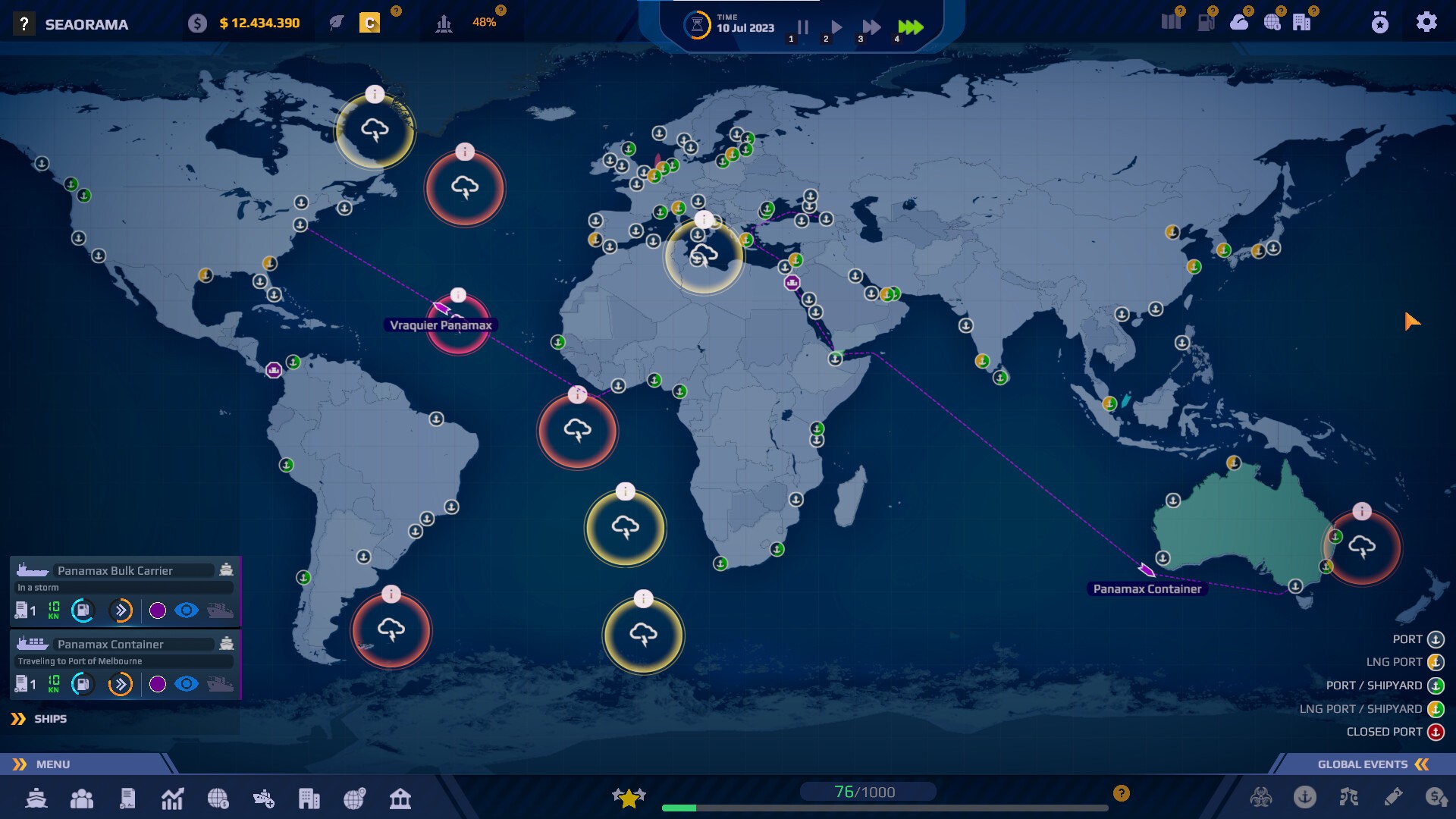 Steamdeck Shipping Map Buy SeaOrama: World of Shipping - PC (Steam)