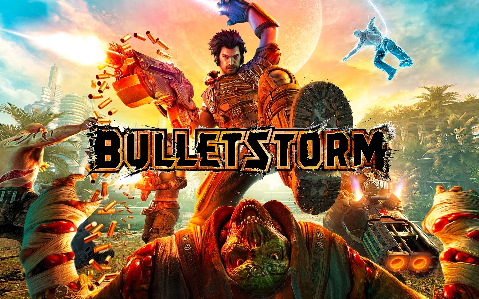 High-octane combat in Bulletstorm.