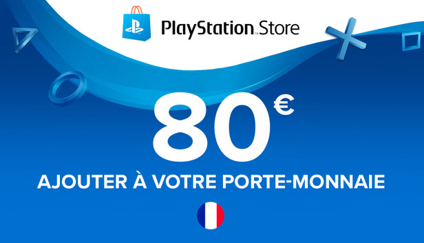 Carte cadeau PlayStation Store 80€