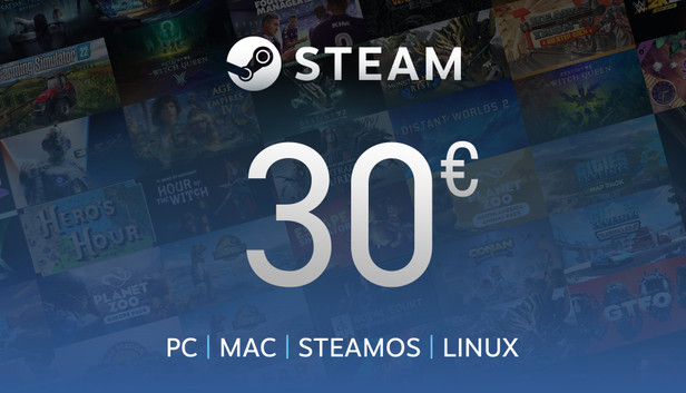 Buy Steam Gift Card 30€ Steam