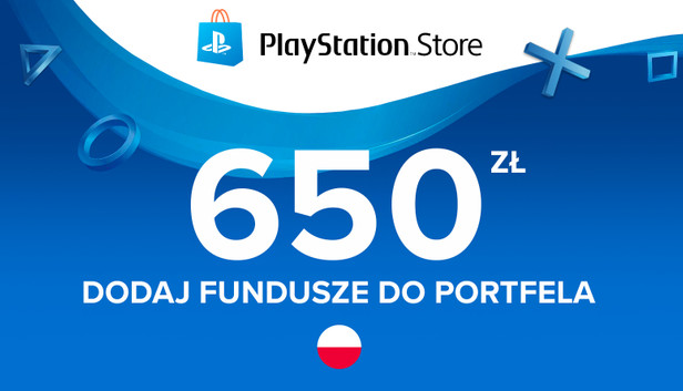 Carte cadeau PlayStation Store 650 PLN
