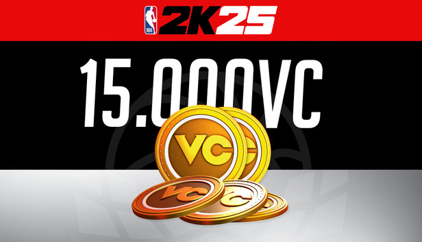 Paquete de 15.000 monedas virtuales de NBA 2K25
