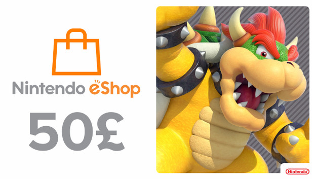 Nintendo eShop Kort 50£