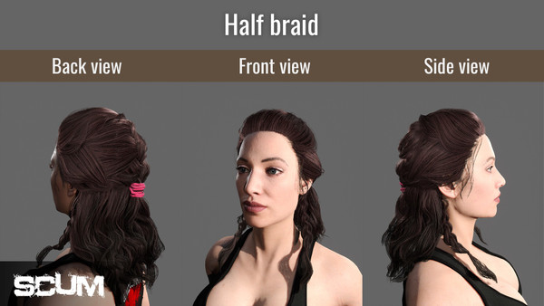 Scum Female Hair Pack screenshot 1