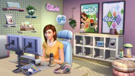 Les Sims 4 Kit Bureau gaming cosy screenshot 1