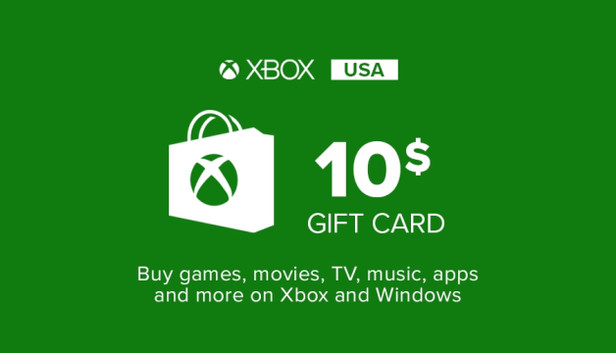 Carta Regalo Xbox Live 10$